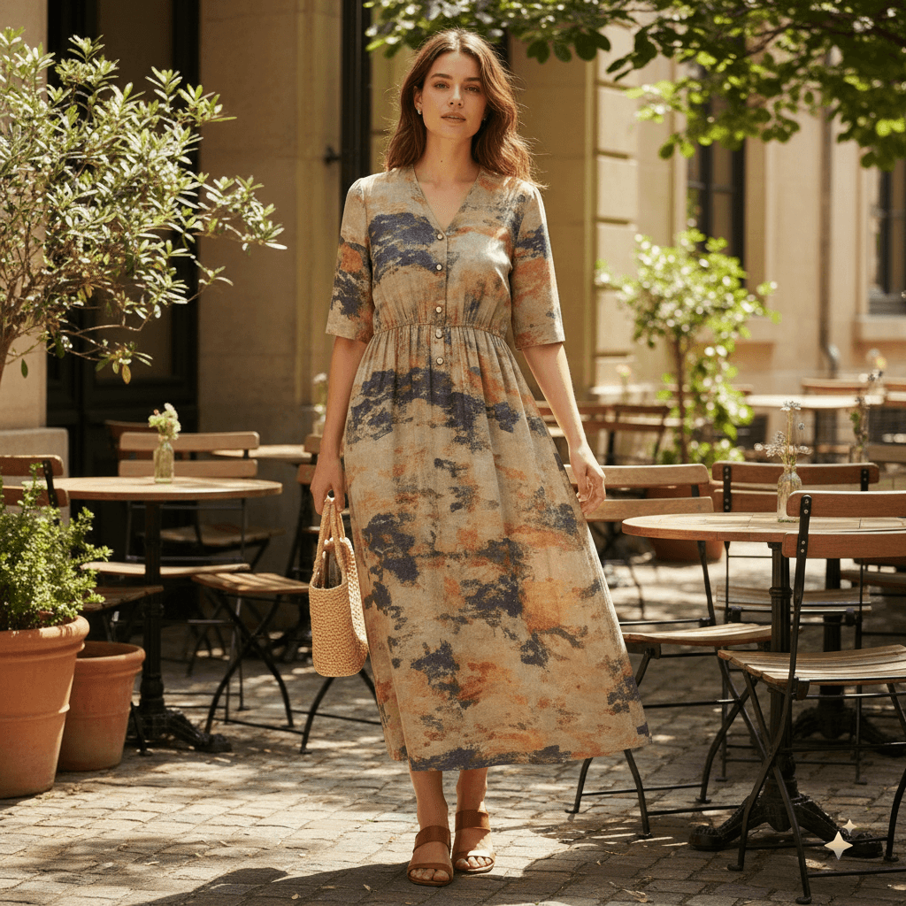 Haute Linen Maxi Dress