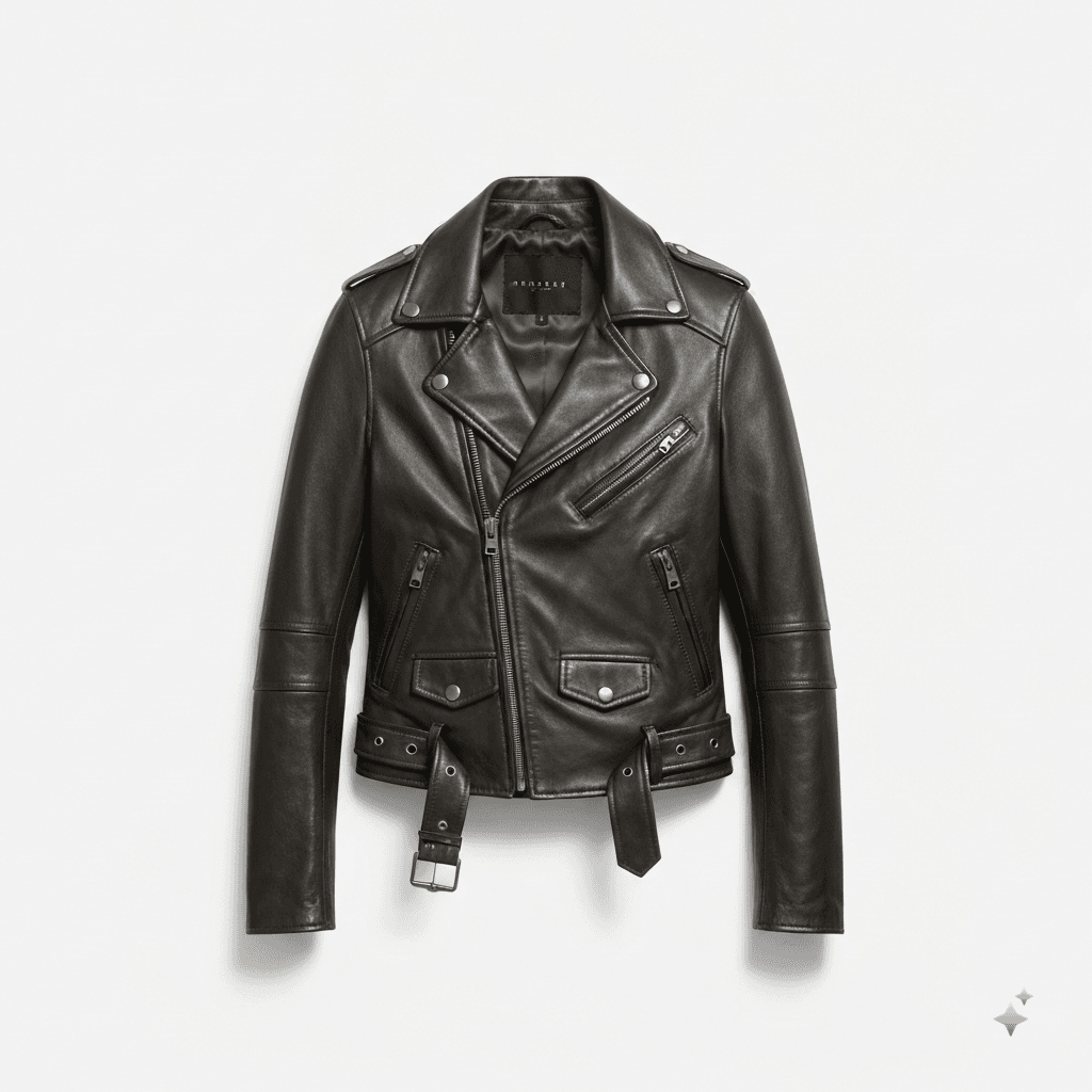 Opulent Lambskin Biker